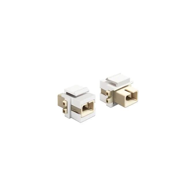 Keystone Modul SC Simplex Buchse zu SC Simplex Buchse beige weiß — image 1