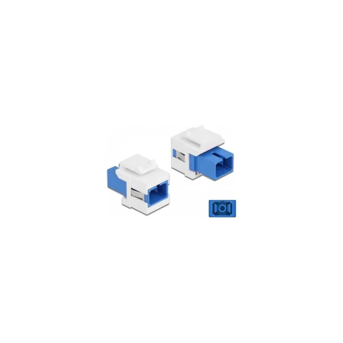 Keystone Modul SC Simplex Buchse zu SC Simplex Buchse blau weiß — image 2