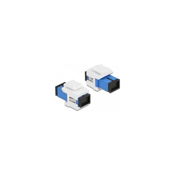 Keystone Modul SC Simplex Buchse zu SC Simplex Buchse blau weiß — image 3