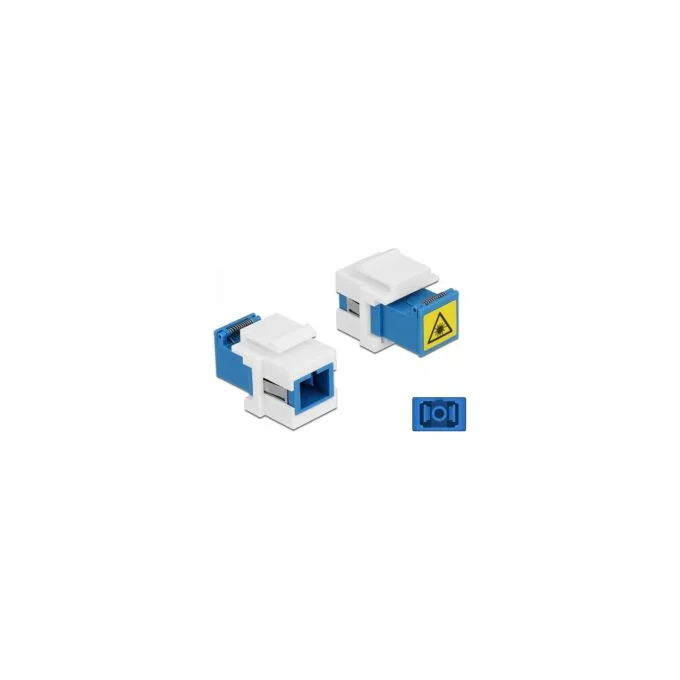 Keystone Modul SC Simplex Buchse zu SC Simplex Buchse mit Laserschutzklappe innen — image 2