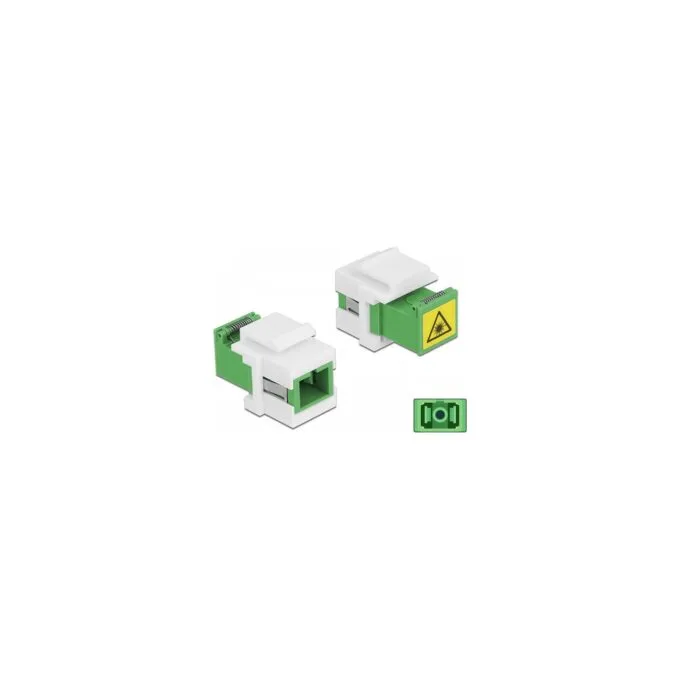 Keystone Modul SC Simplex Buchse zu SC Simplex Buchse mit Laserschutzklappe innen — image 2