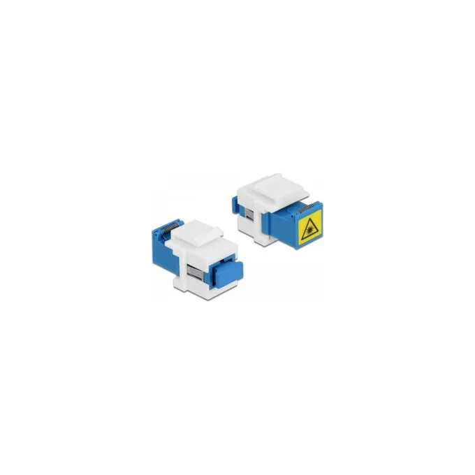 Keystone Modul SC Simplex Buchse zu SC Simplex Buchse mit Laserschutzklappe innen — image 1