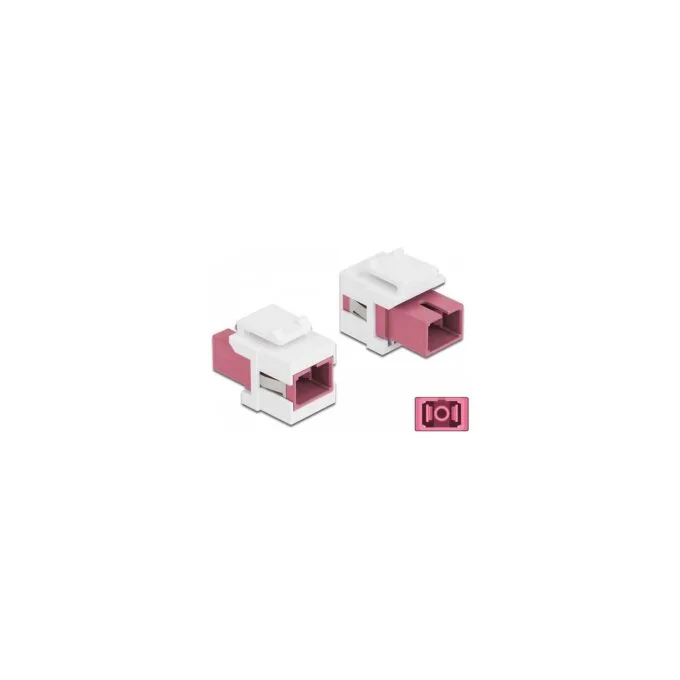 Keystone Modul SC Simplex Buchse zu SC Simplex Buchse violett weiß — image 2
