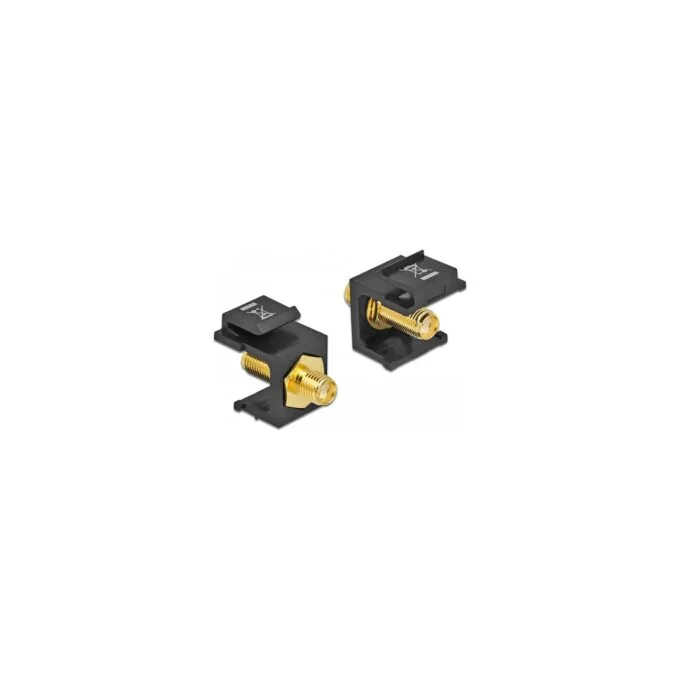 Keystone Modul SMA Buchse to SMA Buchse schwarz — image 1
