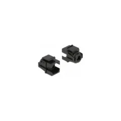 Keystone Modul TOSLINK Buchse to TOSLINK Buchse schwarz