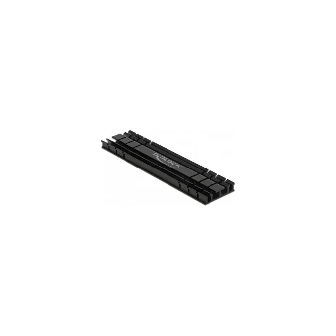 Kühlkörper flach 100 mm für M.2 Modul schwarz — image 1