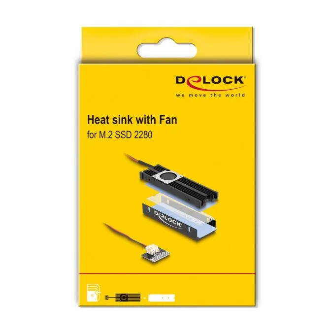 Kühlkörper mit Lüfter für M.2 SSD 2280 schwarz — image 6