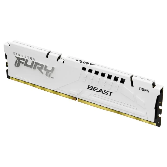 KINGSTON 16GB 6000MT s DDR5 CL36 DIMM FURY Beast White EXPO — image 1