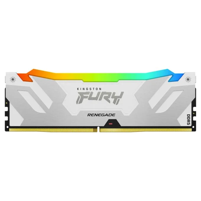 KINGSTON 32GB 6400MT s DDR5 CL32 DIMM FURY Renegade RGB White XMP — image 2