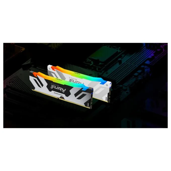 KINGSTON 32GB 6400MT s DDR5 CL32 DIMM FURY Renegade RGB White XMP — image 5