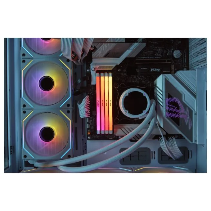 KINGSTON 32GB 6400MT s DDR5 CL32 DIMM FURY Renegade RGB White XMP — image 6