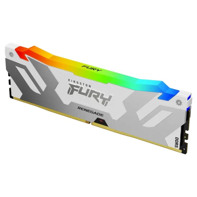 KINGSTON 32GB 6400MT s DDR5 CL32 DIMM FURY Renegade RGB White XMP — image 1