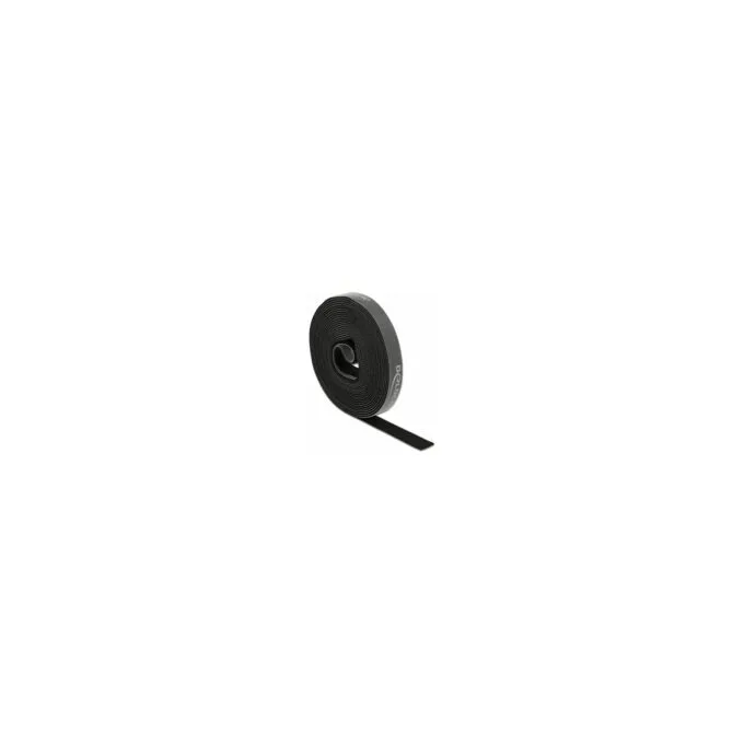 Klettband auf Rolle L 5 m x B 15 mm schwarz — image 1