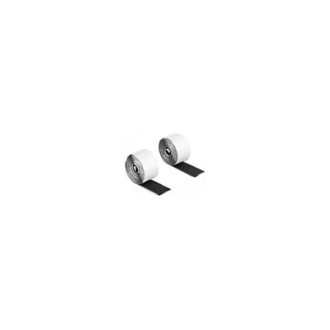 Klettband selbstklebend mit Haft- und Flauschband L 1 m x B 25 mm schwarz — image 1
