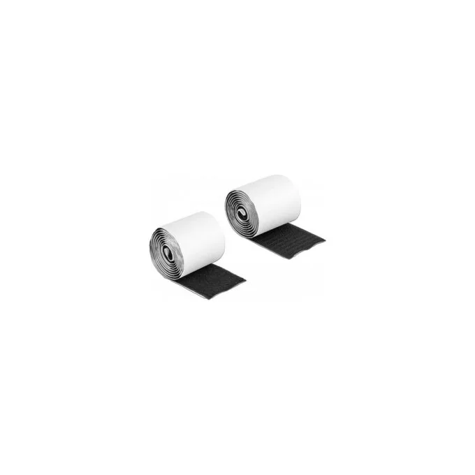 Klettband selbstklebend mit Haft- und Flauschband L 1 m x B 50 mm schwarz — image 1