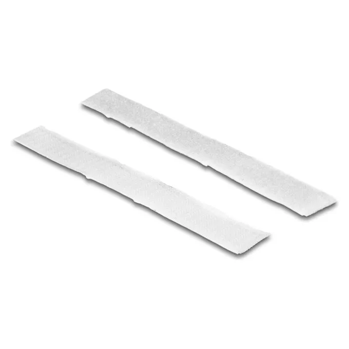 Klettband selbstklebend mit Haft- und Flauschband L 10 m x B 20 mm weiß — image 3