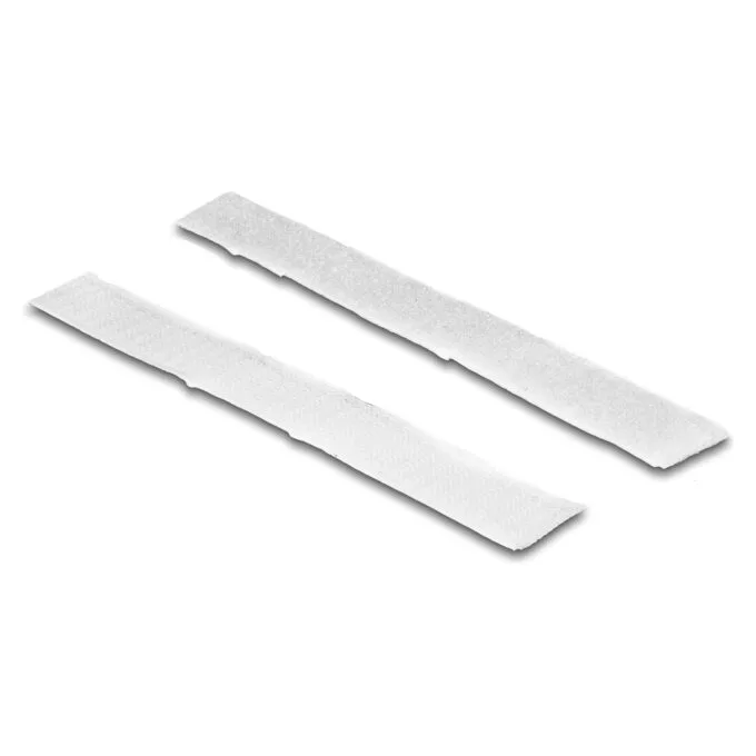 Klettband selbstklebend mit Haft- und Flauschband L 5 m x B 20 mm weiß — image 3