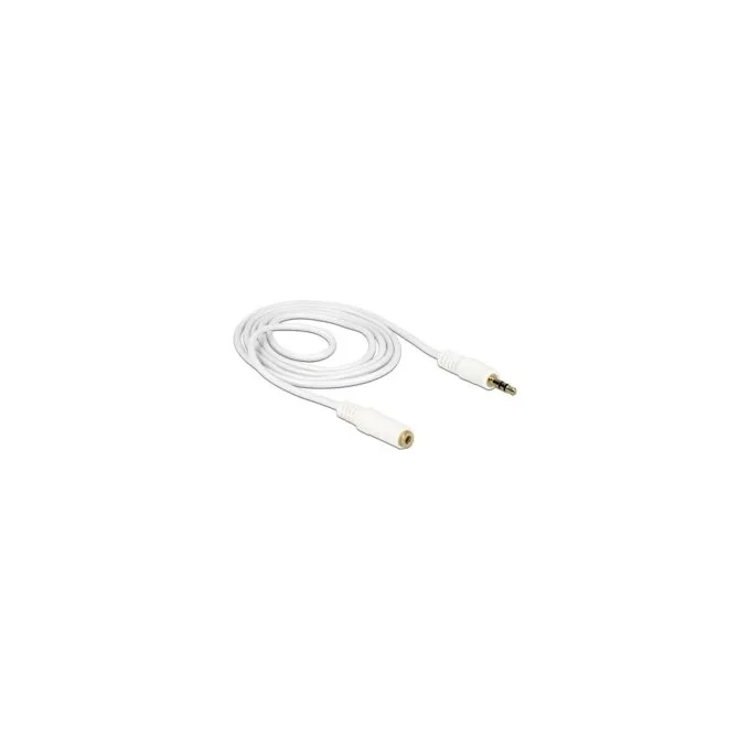 Klinkenverlängerungskabel 3.5 mm 3 Pin Stecker to Buchse 2 m weiß — image 2