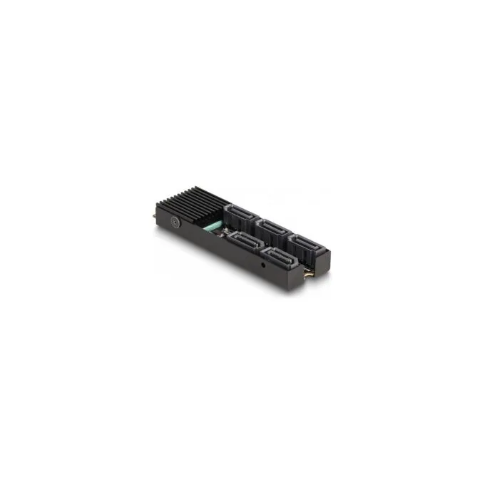 Konverter M.2 2280 Key B+M Stecker zu 5 x SATA mit Kühlkörper — image 1