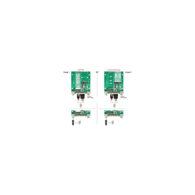 Konverter SATA USB 3.1 Typ-B Buchse to M.2 mSATA Slot — image 2