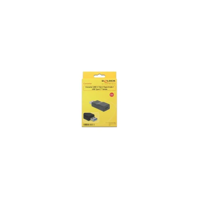 Konverter USB 10 Gbps Typ-A Stecker to USB Type-CTM Buchse Aktiv schwarz — image 2
