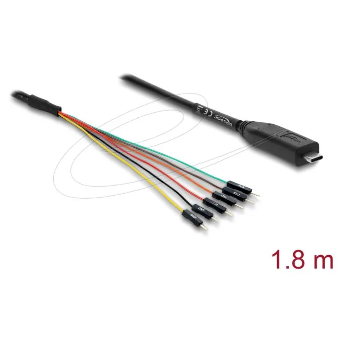 Konverter USB 2.0 Type-CTM zu UART TTL (5 V) Schnittstelle mit 6 x Pfostenstecker TX RX CTS RTS und 5 V Ausgangsspann... — image 1