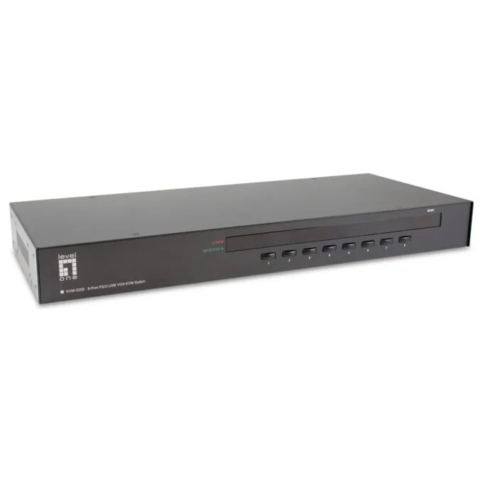 KVM-3208 8-Port PS 2-USB VGA KVM Switch — image 1