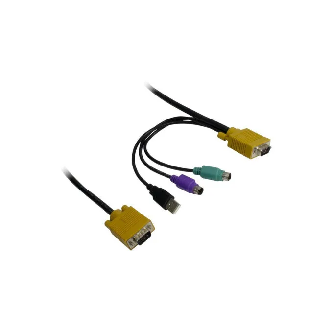 KVM LCD Switch 8-Port 17' (USB - PS 2 VGA) German Inter-Tech — image 4