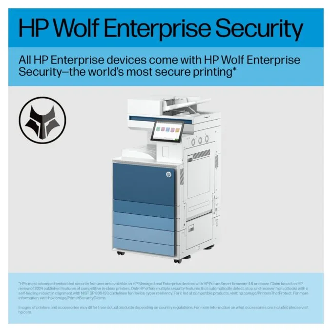 L HP Mono LaserJet Enterprise MFP 8601dn 70ppm Prntr Europe — image 10