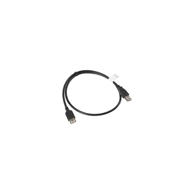 Lanberg CA-USBE-10CC-0007-BK USB cable USB 2.0 0.7 m USB A Black - Cable - Digital Data — image 2