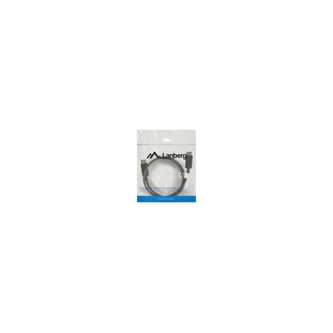 LANBERG Displayport M M 19 PIN V1.2 Kabel 1,0m 4K schwarz — image 4