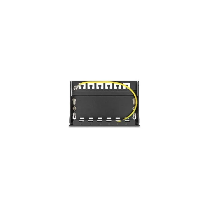 Leergehäuse 6 Port für Keystone RJ-Module schwarz - zur Montage an Tisch. Wand oder Hutschiene — image 3