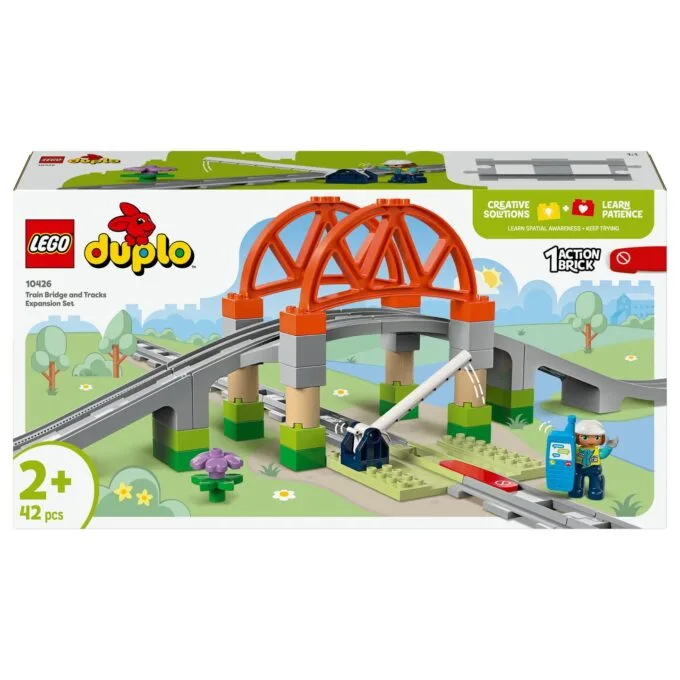 LEGO 10426 DUPLO Town Eisenbahnbrcke und Schienen - Erweiterungsset — image 1