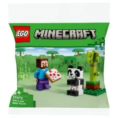 LEGO 30672 Minecraft Steve mit Baby-Panda