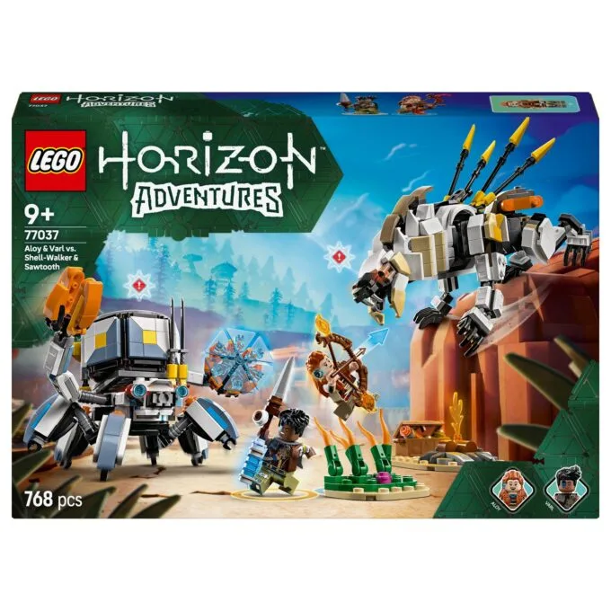 LEGO 77037 Horizon Adventures Aloy und Varl vs. Panzerwanderer und Sgezahn — image 1