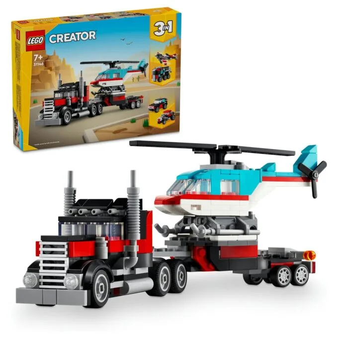 LEGO Creator Tieflader mit Hubschrauber 31146 — image 13