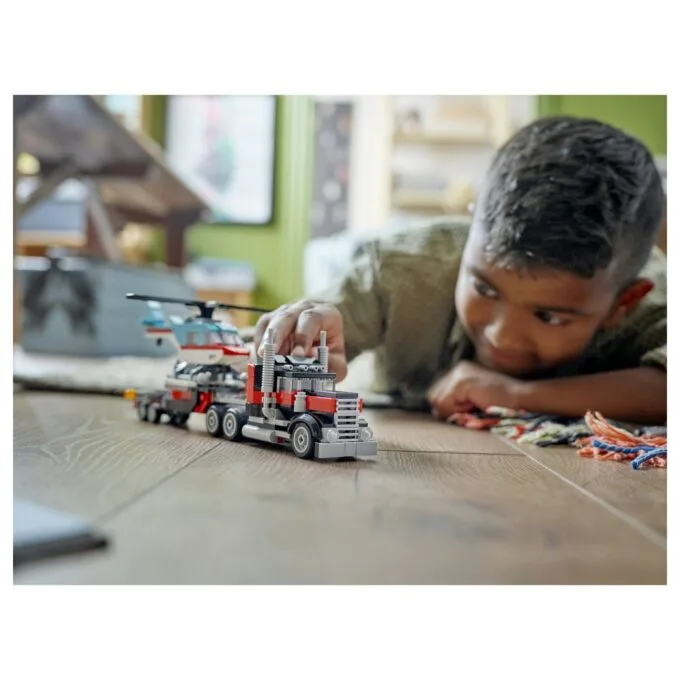 LEGO Creator Tieflader mit Hubschrauber 31146 — image 3