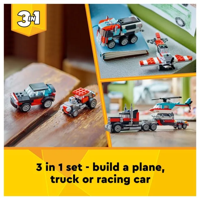 LEGO Creator Tieflader mit Hubschrauber 31146 — image 31