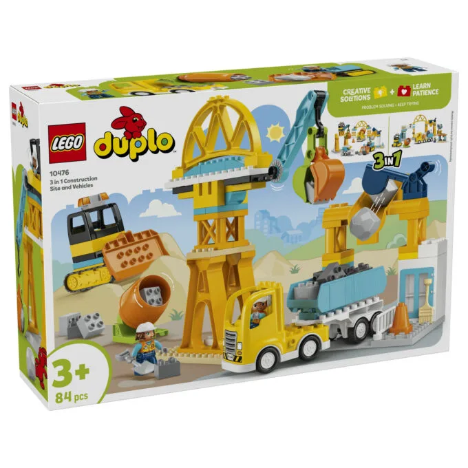 LEGO DUPLO 10476 Baustelle mit Baufahrzeugen 3-in-1-Set — image 19