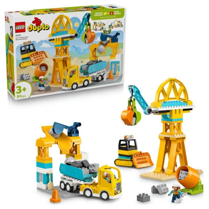 LEGO DUPLO 10476 Baustelle mit Baufahrzeugen 3-in-1-Set — image 3
