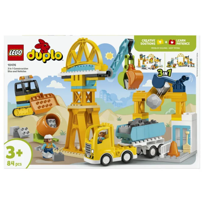 LEGO DUPLO 10476 Baustelle mit Baufahrzeugen 3-in-1-Set — image 21