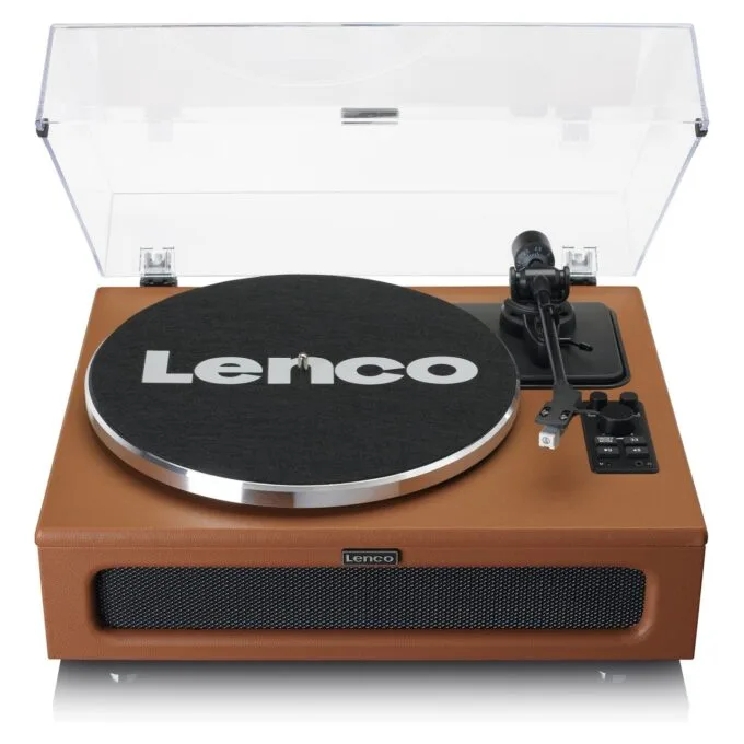 Lenco LS-430 Plattenspieler 4x Lautsprechern BT braun — image 1