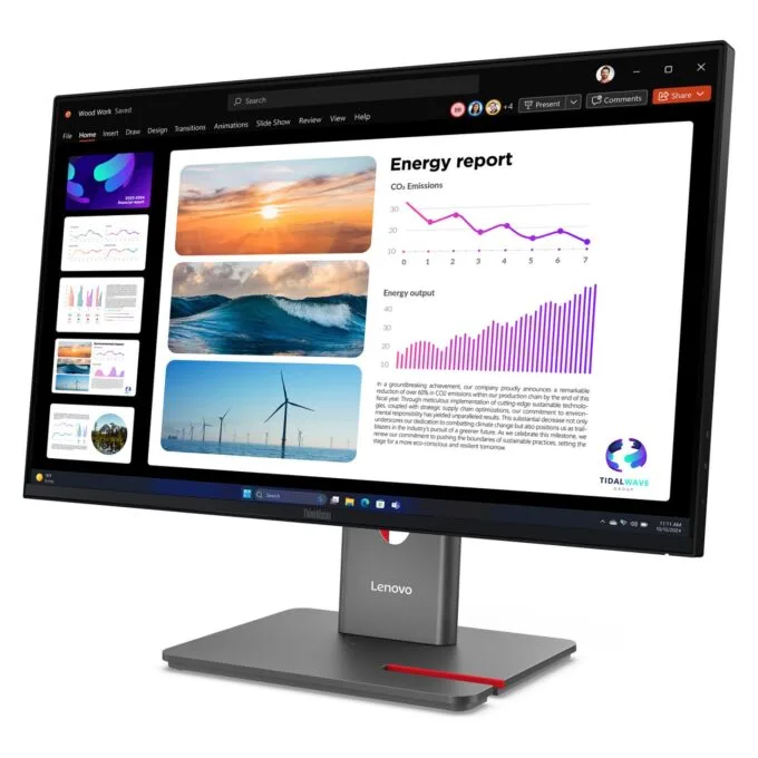 Lenovo ThinkVision P24Q-40 Quad HD Display 60.5 cm — image 2