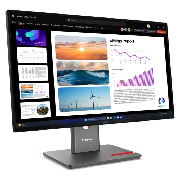Lenovo ThinkVision P24Q-40 Quad HD Display 60.5 cm — image 7