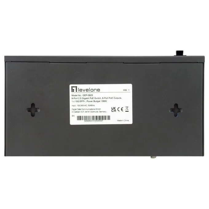 LevelOne PoE+Switch 8xGE PoE 1x10GSFP+ 120W unmanged Plastik — image 5