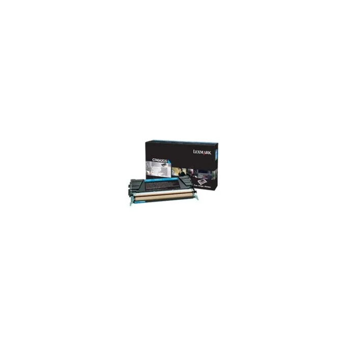 LEXMARK C746, C748 Toner cyan 7.000 Seiten corporate — image 1