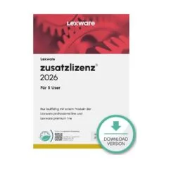 Lexware Zusatzlizenzen 2026 für 5 User - ABO - ESD-DownloadESD
