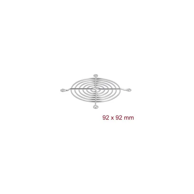 Lüftergitter 92 x 92 mm silber — image 1
