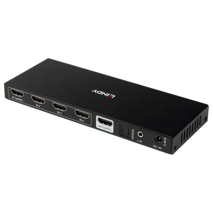 LINDY 4 Port HDMI 8K60 Switch mit eARC — image 2