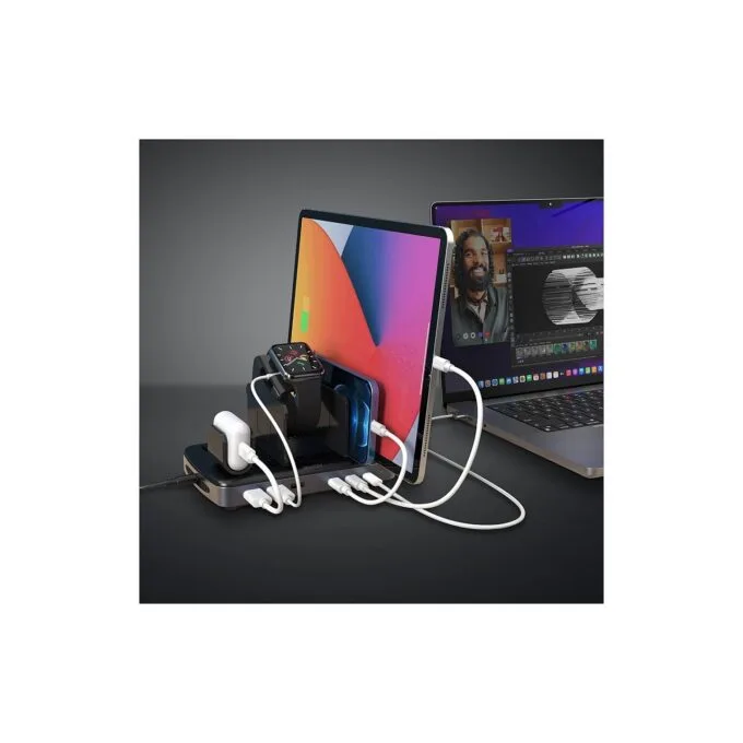 LINDY 6-Port USB-Ladestation 160W. 3x USB-C PD & 3x USB-A — image 4